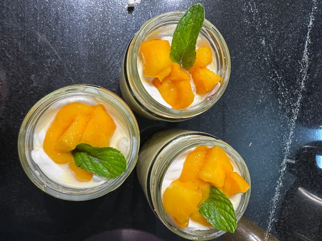 Mango tres leches milk cake